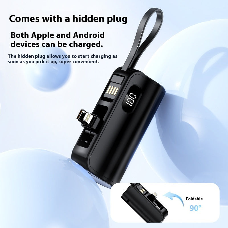 Pocket Mini Capsule Power Bank 3c Certification 5000 MA