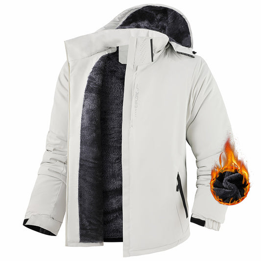 Autumn And Winter Warm Couple Outdoor Wind Coat