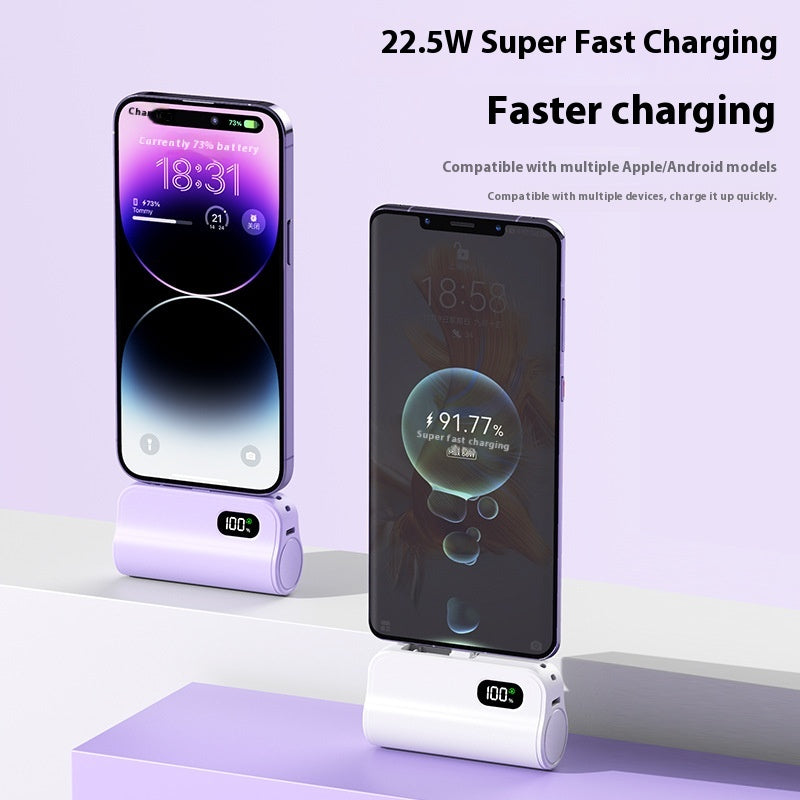 Pocket Mini Capsule Power Bank 3c Certification 5000 MA